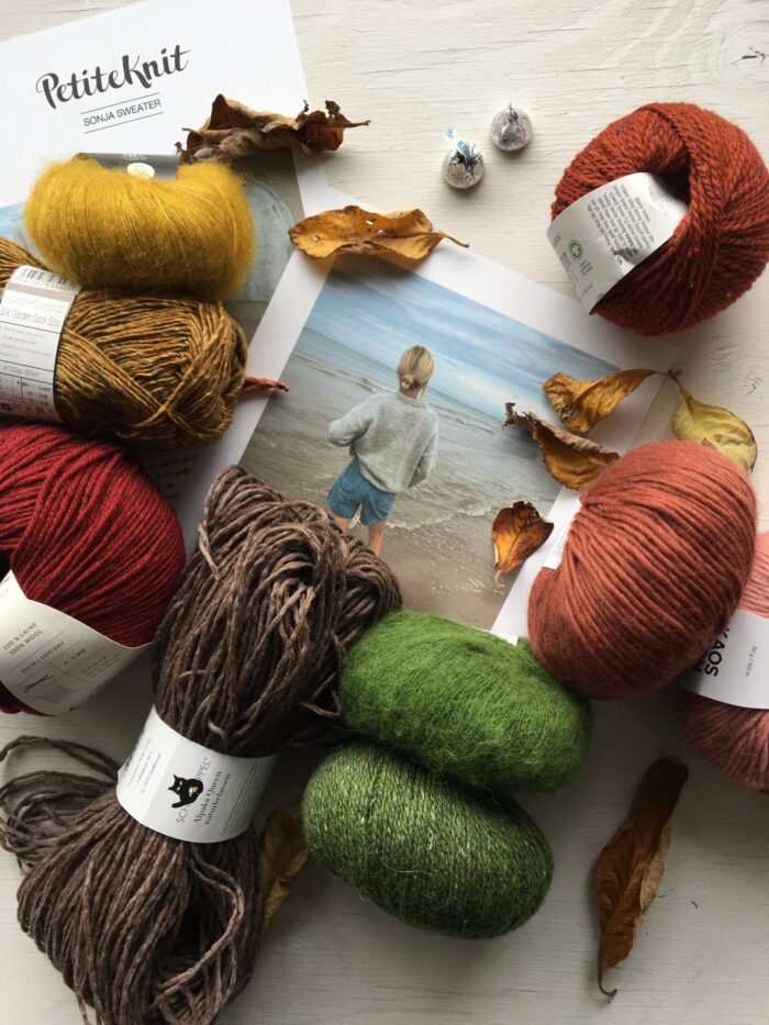 Samprjón: SONJA peysan frá Petite Knit